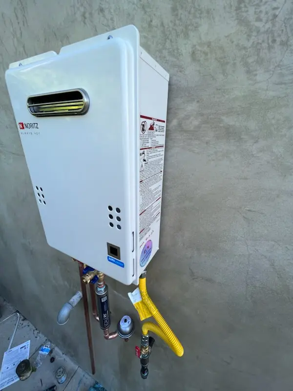Tankless water heater installation for Biola homes